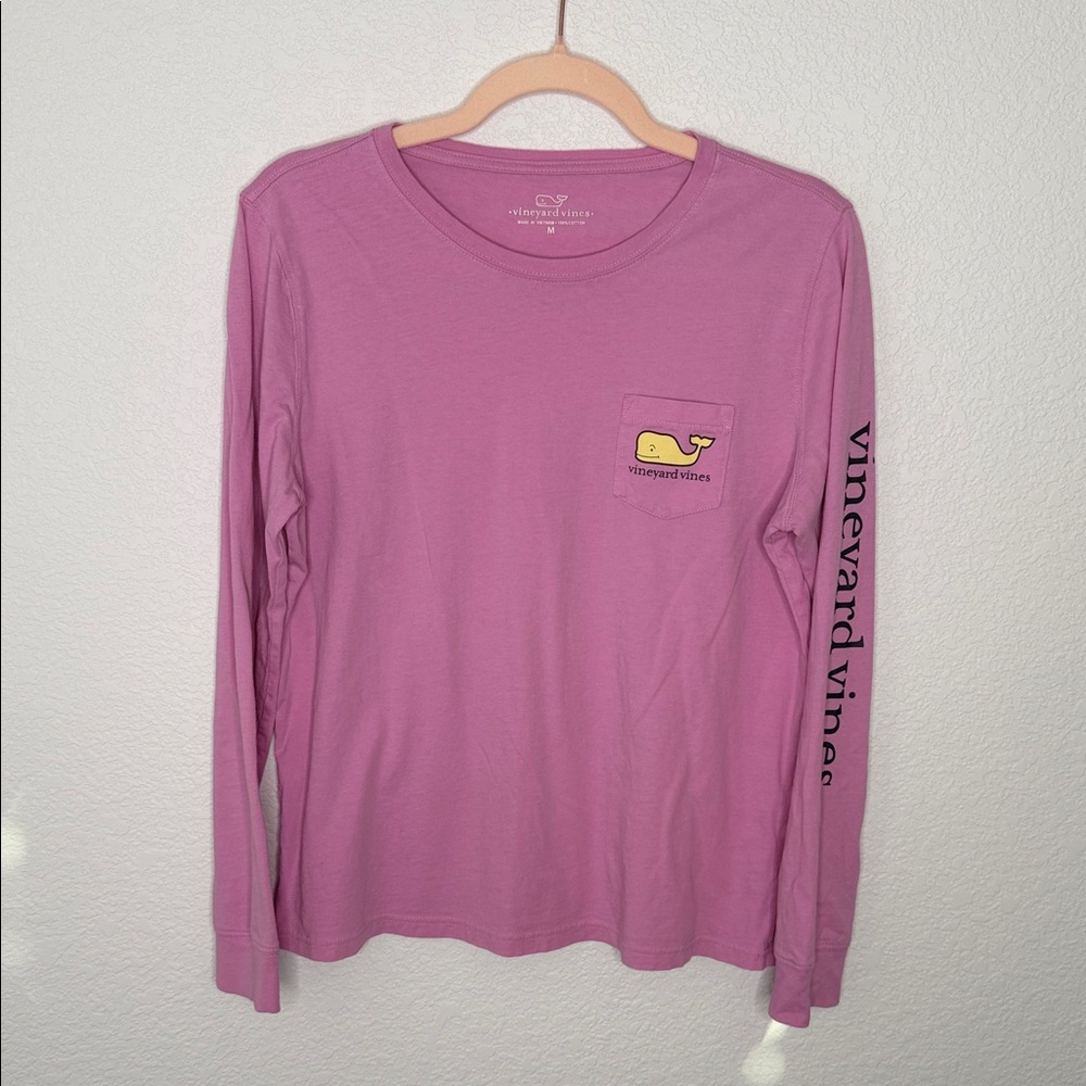 Vineyard Vines Pink Long Sleeve Tee size M